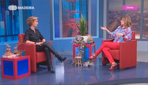 Rita Aleluia no programa Madeira Viva, da RTP Madeira